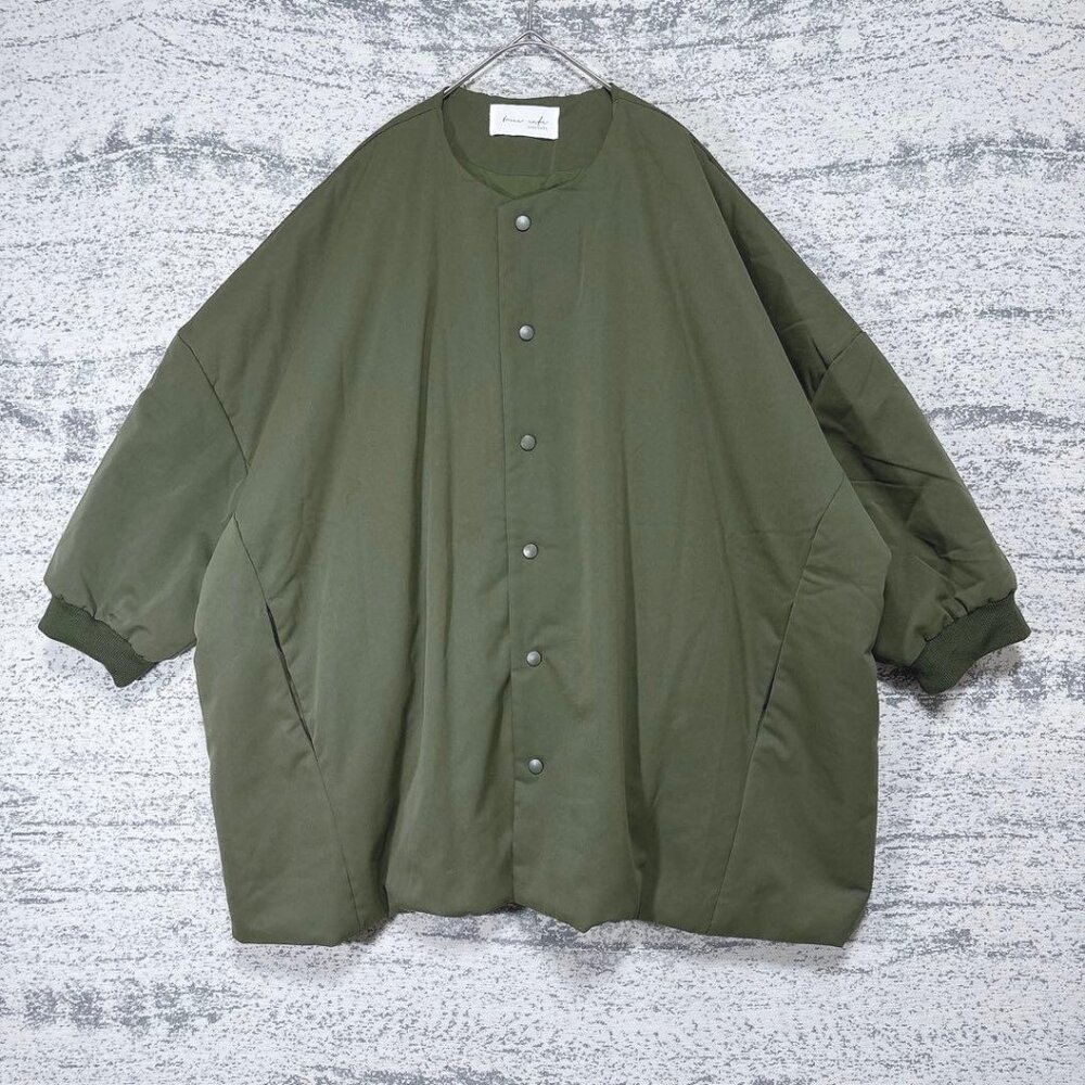 Antiqua No-Collar Blouson Padded Lightweight Military Style